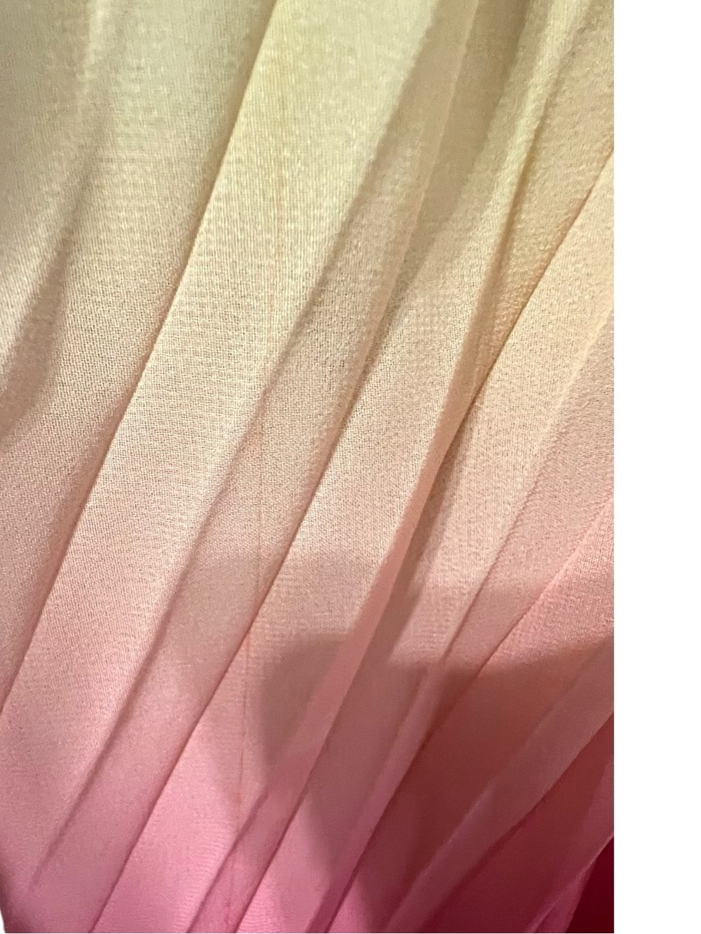 Fashion Nova Sunset Ombre Pleated Backless Halter Maxi Dress Size 1X - Picture 5 of 6